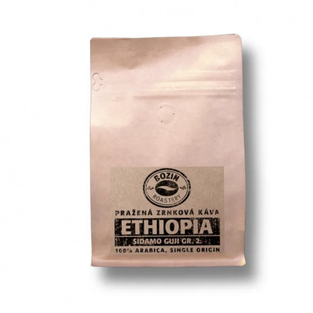 ETHIOPIA SIDAMO GUJI – PRAŽENÁ ZRNKOVÁ KÁVA